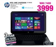 HP Intel Core i3 Notebook(14-B000SI)