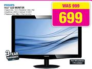 Philips 18.5" LED Monitor