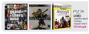 PS3 Games Grand Thief Auto IV,Darksiders,Assassin's Creed 11-Each