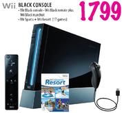 Wii Black Console