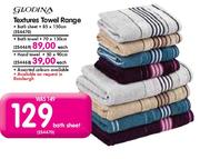 Glodina Textures Towel Range-85X150cm Each