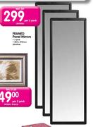 Frmed Panel Mirrors-Per 3 Pack