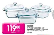 Bekker 3 Piece Casserole Set-Each