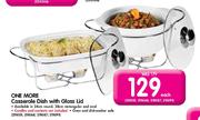 One More Casserole Dish With Glass Lid-Each