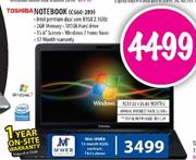 Toshiba Notebook (C660-289)