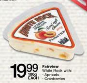 Fairview White Rock With:Cranberries-100gm Each
