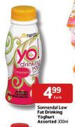 Sonnendal Low Fat Drinking Yoghurt - 300ml Each