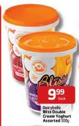 Dairybelle Bliss Double Cream Yoghurt Assorted-500g Each