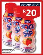 Danone Yogi Sip Low Fat Drinking Yoghurt Assorted-3x300g