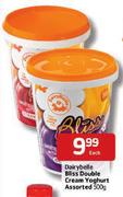 Dairybelle-Bliss Double Cream Yoghurt Assorted-500g Each