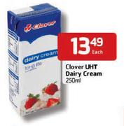 Clover-Uht Dairy Cream-250ml Each
