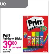Pritt Rainbow Sticks-Per 4 Pack