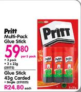 Glue Stick 43gm Carded-Each