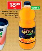 Clover 1.5L Krush 100% Vrugtesapmengsel Verskeidenheid-Elk