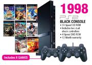 PS2 Black Console