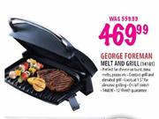 George Foreman Melt And Grill (14181)