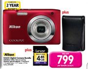 Nikon S2600 Digital Camera Bundle