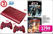 PS3 500GB Red Bundle 