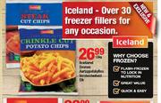 Iceland Steak Cut Chips/Crinkle Cut Potato Chips-1.5Kg Each