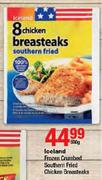 Iceland Frozen Crumbed Southern Fried Chicken Breadsteaks-680gm