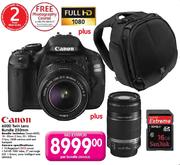 Canon 600D Twin Lens Bundle 250mm