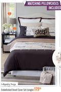 Embellished Duvet Cover Set (Single)
