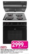 Defy 60mm Slimline Oven, Hob And Cookerhood Set-Per Set