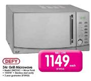 Defy 34ltr Grill Microwave-DMO343 Each