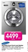 Samsung 7kg Deep Foam Front Load Washer-WF1702WEU Each