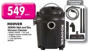 Hoover 1800W Wet And Dry Vacuum Cleaner-HWD20 Each