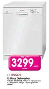 Bosch 12 Place Dishwasher-SMS40E02Z Each