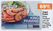 Cape Point King Prawns(16-20 Prawns Per 800g Nett)
