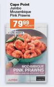 Cape Point Jumbo Mozambique Pink Prawns-700g Nett