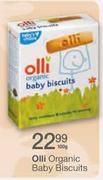 Olli Organic Baby Biscuits-100g Each