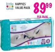 Little One Nappies Value Pack