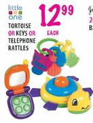 Little One Tortoise Or Keys Or Telephone Ratles Each