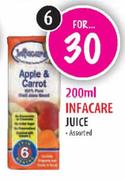 Infacare Juice Assorted-6x200ml