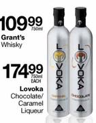 Lovoka Chocolate/Caramel Liqueur-750ml Each