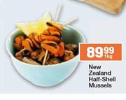 New Zealand Half-Shell Mussels-1kg