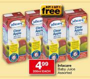 Infacare Baby Juice Assorted-200ml each