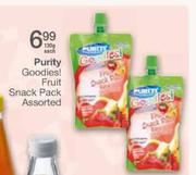 Purity Goodies! Fruit Snack Pack Assorted-120g each