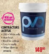 Contractors Acrylic-20L