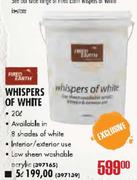 Fired Earth Whispers Of White-20L