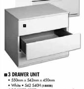 3 Drawer Unit 