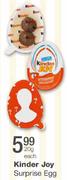 Kinder Joy Surprise Egg-20g Each