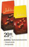 Jubileu Sjokoladebedekte (Haselneute,Amandels)-180g Elk