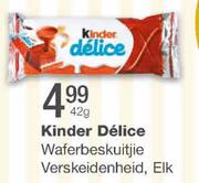 Kinder Delice Waferbeskuitjie Verskeidenheid Elk-42g