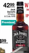 Jack Daniel's Whiskey & Cola NRB's-4 x 340ml