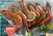 Frozen Black Tiger Prawns (Approx. 31-40 Prawns per 800g)-800g
