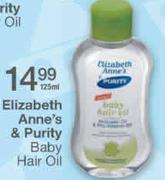 Elizabeth Anne's & Purity Baby Hair Oil-125ml